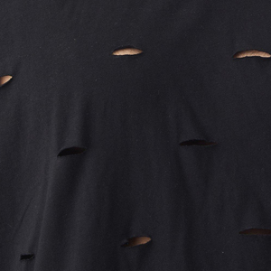 Camisetas de hombre de cuerpo completo con efecto desgastado, cuello acanalado, estilo urbano, lisas, con lavado ácido y efecto desgastado, sin estampado. - Product Image 6