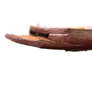 Venta al por mayor OEM personalizado hecho a mano de grano superior marrón cuero de vaca cuchillo vaina diseño liso - Product Image 3