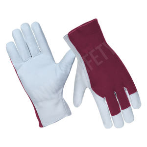 Assemblage de qualité supérieure Gants en cuir de chèvre Coton Polaire Dos Prix bon marché Gants de travail de protection industrielle pour les mains et les bras - Product Image 5