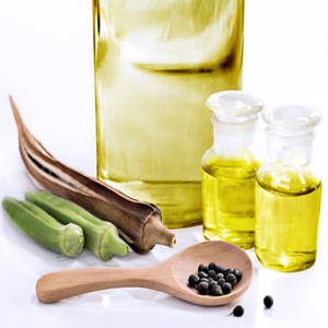 Aceite Portador de Semillas de Okra Prensado en Frío OEM, Aceite Hidratante Rico en Vitaminas y Antioxidantes para Piel, Cabello y Aromaterapia, Venta al por Mayor a Granel - Product Image 2