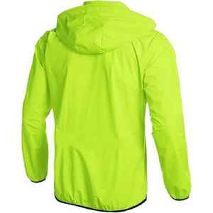 Veste de pluie d'extérieur en nylon de haute qualité 2026 pour hommes, légère, imperméable, service OEM, veste unie à blocs de couleur bicolore - Product Image 6