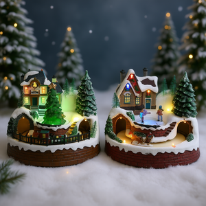 Luces Decorativas Kaemingk con Movimiento y Música, Adornos Navideños Surtidos de 16x18x17cm - Product Image 3