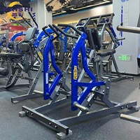 Machine à ramer assise isolalette à charge par disques Kaishi, double poignée, équipement de gym commercial, machine de fitness pour l'entraînement de la force dorsale