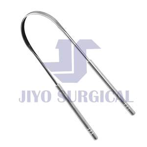 Grattoir de nettoyage de langue buccale en acier inoxydable pour une haleine fraîche et une hygiène buccale Outil de nettoyage de langue réutilisable pour adultes - Product Image 5