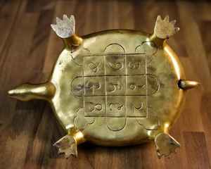 Latón superfino Ashtalakshmi Shree Yantra tortuga tradicional hogar Oficina templo decoración exportación directa calidad Metal artesanía - Product Image 4