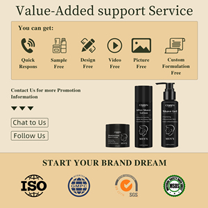 Kit de 3 uds de ácido hialurónico orgánico Natural de etiqueta privada después del afeitado Gel loción reparación hidratante conjunto de cuidado de <span class=keywords><strong>barba</strong></span> <span class=keywords><strong>para</strong></span> hombres - Product Image 6