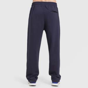 Pantalon Cargo Personnalisable avec Logo pour Homme, Bleu Marine, 100% Coton Côtelé, Style Formel, Fermeture Éclair Décorative, Tailles XL à 6XL, Coupe Droite - Product Image 2