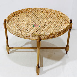 Estante organizador de gabinete de jacinto de agua y algas marinas hecho a mano Artex Dong Thap Vietnam muebles de cocina - Product Image 4