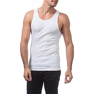 Camiseta sin Mangas Deportiva para Hombre, Ajustada, Transpirable, Estilo Stringer, en Oferta - Product Image 1