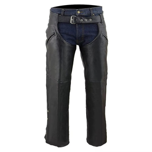 durable leather chaps suitable regular outdoor use leather chaps classic look with modern comfort leather chaps - Product Image 1