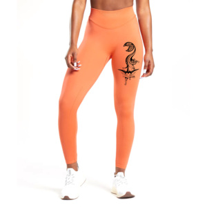 Leggings de compression sans couture taille haute OEM pour femmes 100% coton respirant conception d'impression personnalisée pour adultes jeunes filles - Product Image 1