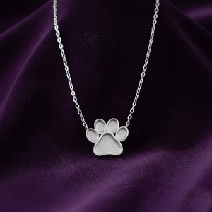 13MM Keepsake Dog Paw Bezel Settings for Resin <b>Solid</b> 925 Sterling <b>Silver</b> 18K/14K Gold Plated DIY Pendant <b>Necklace</b> - Product Image 4