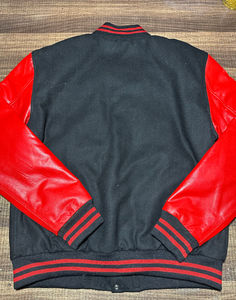 Chaqueta universitaria para hombre Manga de cuero genuino Mezcla de lana Letterman College Varsity Chaquetas al por mayor - Product Image 6