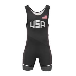 Vente en gros de maillots de lutte pour jeunes par sublimation personnalisés maillots de lutte pour hommes avec maillots de lutte personnalisés - Product Image 6