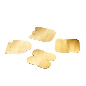 NEW ARRIVAL Premium Silver Coaster Pair Design moderne et élégant pour la protection de la table Home Office Drink Mats - Product Image 5