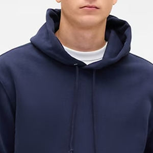 Sudadera con Capucha para Hombre, Diseño Básico con Bolsillos Tipo Canguro y Logotipo Personalizable, Diseño Informal con Capucha, Corte Holgado, Color Sólido, 2026 - Product Image 2