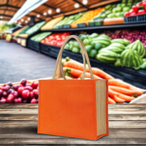 2025 nueva llegada logotipo personalizado y color Bolsa De yute ecológica con cierre de cremallera para viajes compras playa y picnics - Product Image 5