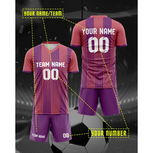 Venta al por mayor de alta calidad nuevo diseño adulto fútbol americano Jersey Tops corte automático fútbol americano y fútbol Jersey - Product Image 4