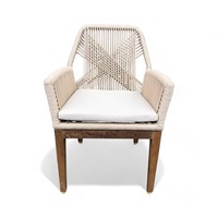 Ensemble de canapés et fauteuils d'extérieur en teck au design traditionnel avec coussins imperméables et résistants aux UV pour hôtels, salles à manger et pelouses