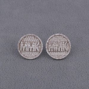 Boucle d'oreille unique personnalisée pour femme, fabriquée en or blanc 14 kt avec diamants de laboratoire. - Product Image 3