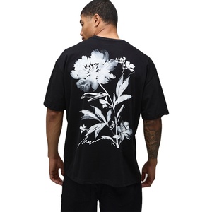 Camiseta Urbana con Estampado Digital, Corte Regular, Cuello Redondo, Tejido de Punto, 300g, Poliéster/Algodón, Unisex, Transpirable, Secado Rápido, Informal, Manga Corta - Product Image 1