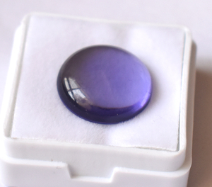 Iolite rond Cabochon dos plat laboratoire pierres précieuses Cabochon 5 mm à 15 mm calibré pierres précieuses en vrac pour bijoux - Product Image 4