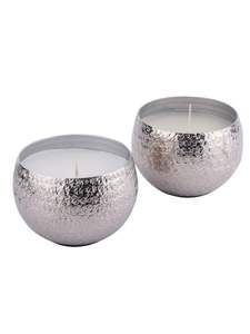 ที่ใส่เทียนทีไลท์เงินทำมือแบบกำหนดเองสำหรับตกแต่งบ้านในวันคริสต์มาส ใช้บนโต๊ะและเคาน์เตอร์ - Product Image 4