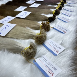 Extensions de cheveux humains à pointe de kératine à prix d'usine Extension de cheveux à pointe plate Cheveux humains vietnamiens - Product Image 2