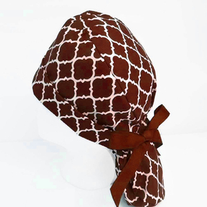 Infirmière Docteur Hôpital Queue de Cheval Caps Impression Personnalisée Avec Logo Chapeau Avec Bouton Hôpital Réglable pour Infirmière Cheveux Longs - Product Image 5