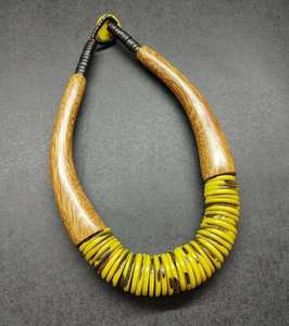 Collar de borla larga de diseño superior de moda de algodón único 2025, collar con colgante de algodón hecho a mano bohemio - Product Image 5