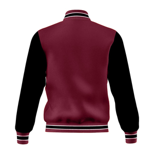 Meilleures vestes Versity College pour hommes vestes d'université en gros vestes d'université vierges Logo personnalisé plaine CollegeBaseballjacket pour hommes - Product Image 3