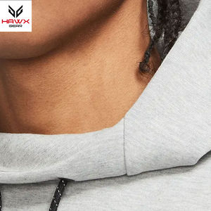 Sweatshirts à capuche décontractés pour hommes, couleur unie, coton mélangé, conçu sur mesure, meilleure vente de sweats à capuche en gros - Product Image 2