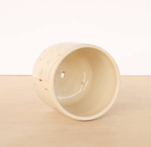 Maceta Moderna de Cerámica con Diseño Moteado, Duradera, para Plantas Suculentas de Interior, Elegante Adorno Decorativo para el Hogar - Product Image 4