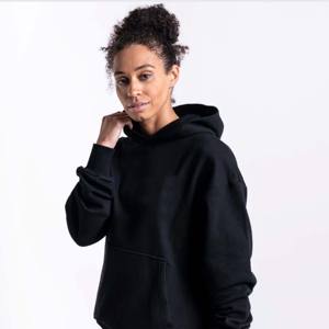 Sudaderas con capucha de lana de algodón 100% en blanco con estampado personalizado para mujer - Product Image 3