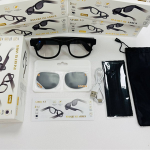 Lunettes Caméra Bluetooth Intelligentes 2025 avec Traduction IA, Vidéo 1080P et Assistant Vocal pour Voyages d'Affaires, Logo Personnalisé - Product Image 3