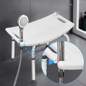 <span class=keywords><strong>Tabouret</strong></span> <span class=keywords><strong>de</strong></span> <span class=keywords><strong>douche</strong></span> médical en aluminium <span class=keywords><strong>pour</strong></span> personnes âgées et handicapées, hauteur réglable, capacité <span class=keywords><strong>de</strong></span> 150 kg, pieds antidérapants, OEM ODM, approvisionnement en gros en usine - Product Image 1
