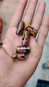 Custom Made Millefiori Glass <b>Beads</b> in <b>Red</b> Colour for African <b>Bead</b> Jewelry Designers and <b>Bead</b> Store for Resale - Product Image 5