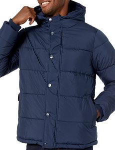 Meilleures vestes matelassées en toile pour hommes conçues par des OEM, col mandarin, logo personnalisable sur le devant, vente chaude, mode pour l'hiver - Product Image 4