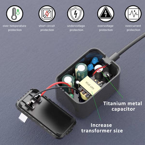 Adaptador de Corriente de 12V 2A, Convertidor de CA a CC, Entrada de 100-240V, Enchufe Tipo G del Reino Unido, Compatible con 5.5mm x 2.1mm y 2.5mm, 1000mA 1500mA - Product Image 3
