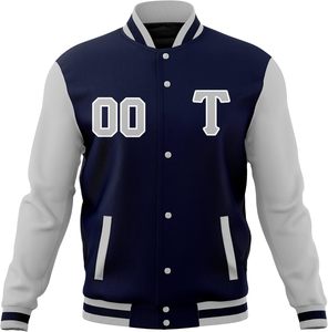 Blousons aviateur d'université OEM avec patchs de broderie personnalisés, manteaux letterman en gros pour les collèges, les écoles et les équipes de mode - Product Image 4