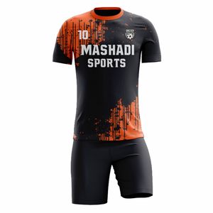 Uniformes de Fútbol Deportivos al por Mayor con Diseños Personalizados, Impresión por Sublimación de Alta Calidad, Ropa Deportiva Transpirable para Clubes de Fútbol - Product Image 5