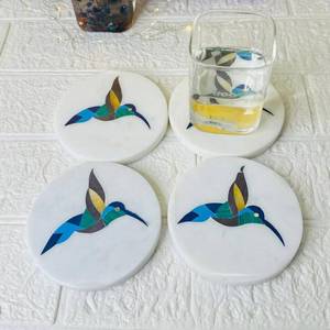 Vente en Gros de Dessous de Verre en Laiton Marbré Fait Main de Meilleure Qualité Nouveau Design Décoration de Cuisine pour Maison Thé Café Pierre Artisanat-Meilleur Prix - Product Image 1