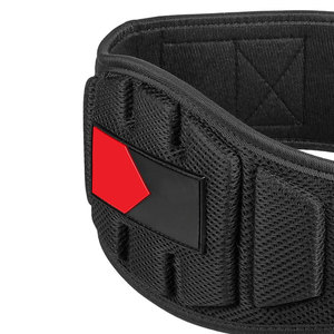 Vente en gros de ceintures d'haltérophilie en néoprène respirantes en nylon à chaîne moulée robuste et longue équipement d'haltérophilie de haute qualité Pakistan - Product Image 3