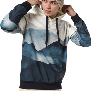 Sweat à capuche d'hiver pour homme PUFFIN SPORTS, doublure respirante de haute qualité, 100 % coton molletonné, logo personnalisé sur le devant, vente en gros du fabricant - Product Image 1