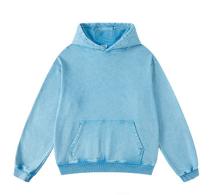 Sudaderas con Capucha Unisex de Alta Calidad, 100% Algodón, Felpa, Ecológicas, Corte Regular, Lavado Ácido, Impresión Serigráfica, Largas, para Invierno - Product Image 1