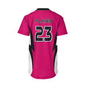 Unisex XXL Custom Sportswear Breathable Plus Size Men's Baseball Softball Uniforms OEM Embroidered Jersey <b>Shirts</b> for Youth - Product Image 6