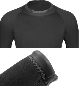 Traje de neopreno de 3MM con cremallera trasera para buceo y surf, traje completo, ropa de surf escolar para deportes acuáticos subacuáticos - Product Image 4