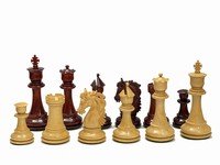 Juego de Ajedrez Caballero Estallión, Juego de Ajedrez de Madera, Tamaño Rey 4.50 Pulgadas, Juego de Mesa, Embalaje en Caja de Cartón