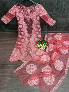 เสื้อบอลลีวู้ด Hina Khan Saree ใหม่สำหรับงานปาร์ตี้ตะเข็บชีนหนัก - Product Image 4