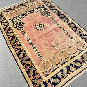 0.4x6.3 ft Vintage Rug, Turkish <b>Runner</b> Rug, <b>Red</b> Black Striped Rug - Product Image 2